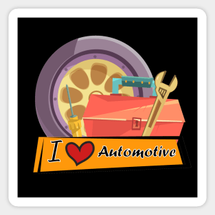 Automotive Engineers T-Shirt Sticker